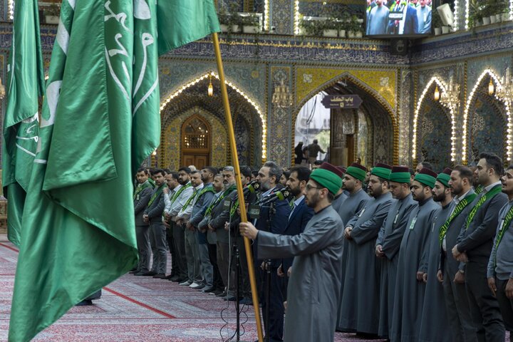 Informe fotográfico | Los servidores del Santuario Sagrado Abbasí celebran un acto devocional por el natalicio del Imam Muhammad al-Yawad (la paz sea con él)
