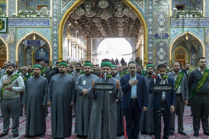 Informe fotográfico | Los servidores del Santuario Sagrado Abbasí celebran un acto devocional por el natalicio del Imam Muhammad al-Yawad (la paz sea con él)