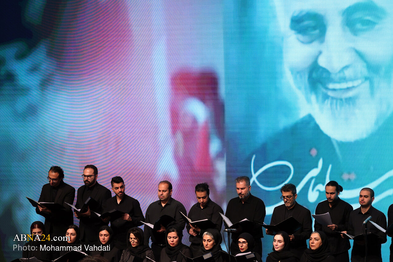 Sherehe ya Kutimiza Maonyesho ya Orchestra ya "Iranmard" kwa Heshima ya Askari Qasem Soleimani +Picha