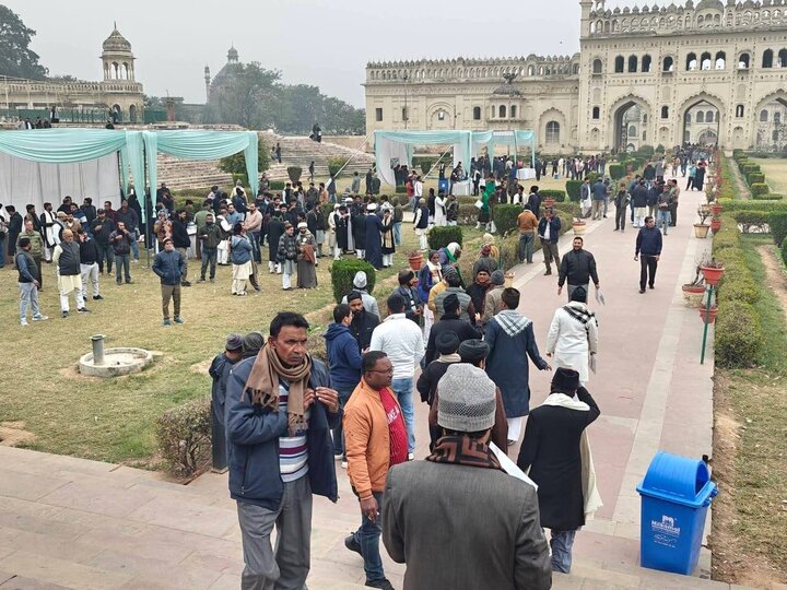 تقرير مصور/ مشاركة  2000 رجل الدين في المؤتمر الوطني لهيئة القانون الشخصي الشيعية في عموم الهند بمدينة لكناو