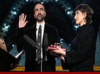 Zohran Memdanî li rawestgeheke(îstasyoneke) kevn a metroyê bi destxistina Quranê sond xwar!