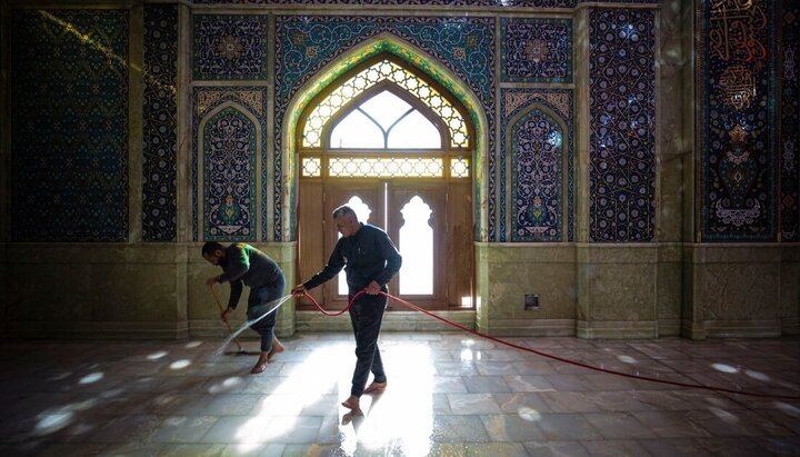 تقرير مصور/ استعدادات لإحياء الليالي الزينبية بمناسبة ذكرى وفاة السيدة "زينب"(ع).. العتبة الحسينية تفتتح التل الزينبي