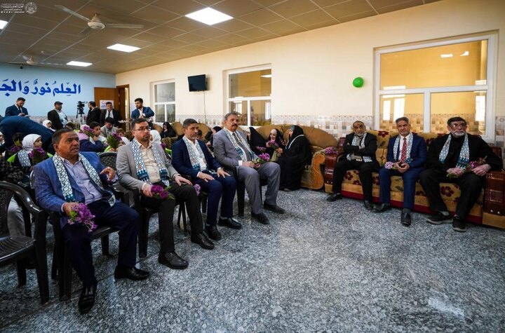 تقرير مصور/ العتبة العلوية تقوم بأنشطة إنسانية واجتماعية ضمن فعاليات أسبوع وليد الكعبة