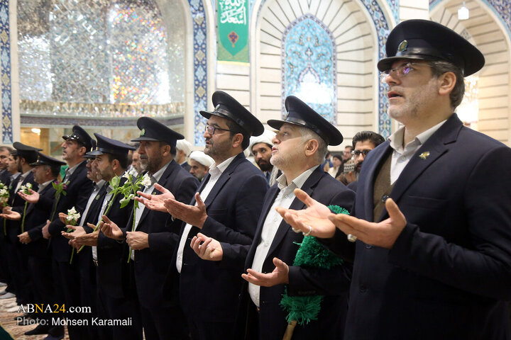 Foto / Ayetullah Misbah Yezdinin Saygıyla Anılması Doğrultusunda Hz. Masume'nin (s.a) Mukaddes Hareminde Hutbe Okuma Merasimi