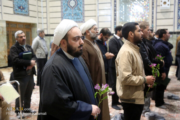 Foto / Ayetullah Misbah Yezdinin Saygıyla Anılması Doğrultusunda Hz. Masume'nin (s.a) Mukaddes Hareminde Hutbe Okuma Merasimi