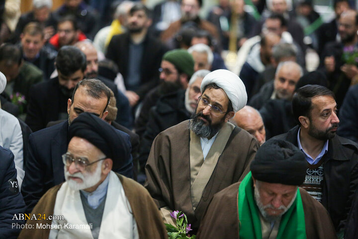 Foto / Ayetullah Misbah Yezdinin Saygıyla Anılması Doğrultusunda Hz. Masume'nin (s.a) Mukaddes Hareminde Hutbe Okuma Merasimi