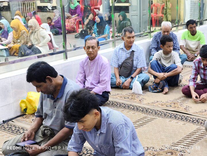 ရန်ကုန်မြို့ ပန်ဂျာ ရှီအဟ် မတ်စ်ဂျစ်ဒ် တွင် ဒိုအာ ကိုမိုင်းလ် စုပေါင်းဖတ်ရွတ် ။ ။ Photos