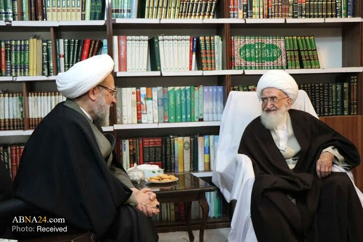 دیدار آیت الله علیدوست با آیت الله نوری همدانی