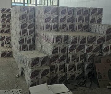 انبار احتکار کالاهای اساسی در شیراز پلمب شد