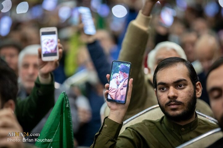 تقرير مصور/ مراسم الذكرى السنوية السادسة للشهيد سليماني بمصلى طهران - 1
