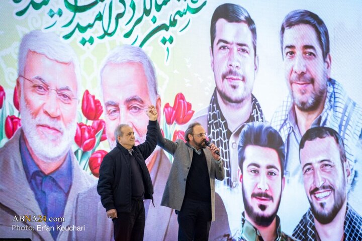 تقرير مصور/ مراسم الذكرى السنوية السادسة للشهيد سليماني بمصلى طهران - 1