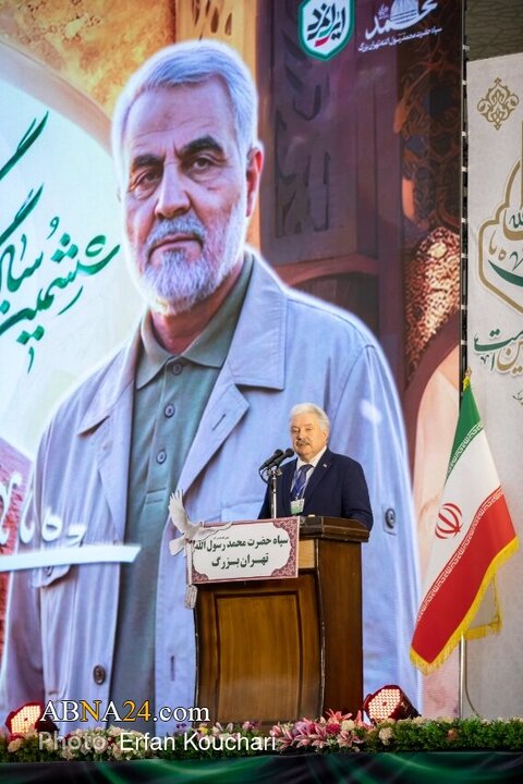 تقرير مصور/ مراسم الذكرى السنوية السادسة للشهيد سليماني بمصلى طهران - 2