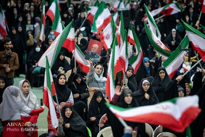 تقرير مصور/ مراسم الذكرى السنوية السادسة للشهيد سليماني بمصلى طهران - 2