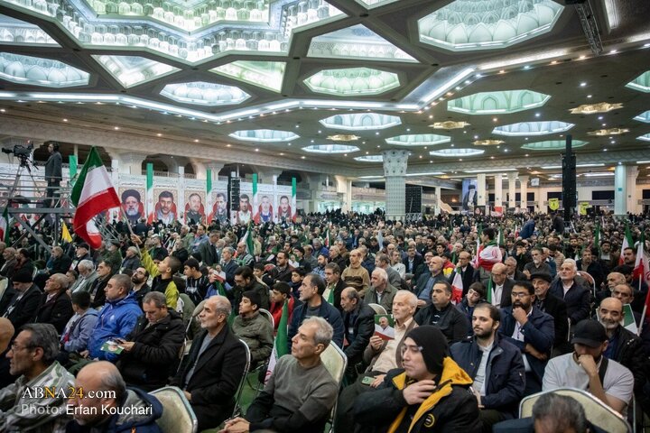 تقرير مصور/ مراسم الذكرى السنوية السادسة للشهيد سليماني بمصلى طهران - 2