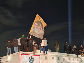 گزارش تصویری | مراسم سالگرد شهادت ۲ فرمانده بزرگ جبهه مقاومت در شهر بغداد