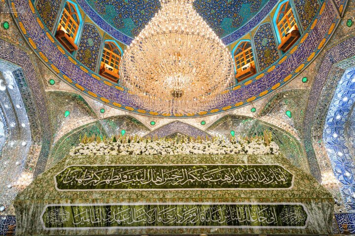 Informe fotográfico |Adorno floral del mausoleo sagrado de Amir al-Mu’minin, Imam Ali (PB)
