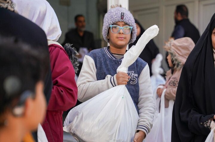 Informe fotográfico | Patrocinado por el Santuario de Amir al-Mu'minin, Imam Ali (PB): distribución de ropa de invierno y visita especial para alumnos del Instituto Al-Riyahin