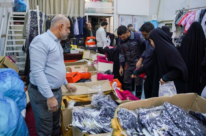 Informe fotográfico | Patrocinado por el Santuario de Amir al-Mu'minin, Imam Ali (PB): distribución de ropa de invierno y visita especial para alumnos del Instituto Al-Riyahin