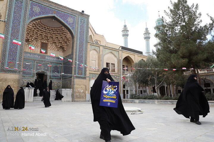 مراسم بزرگداشت یوم‌الله ۹ دی با محوریت «بصیرت‌افزایی» و «پاسداری از ارزش‌های انقلاب» در مدرسه علمیه فیضیه قم 
