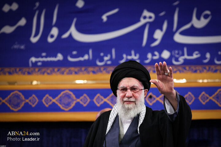 دیدار خانواده شهدای اقتدار با رهبر انقلاب در روز میلاد امیرالمومنین(ع)