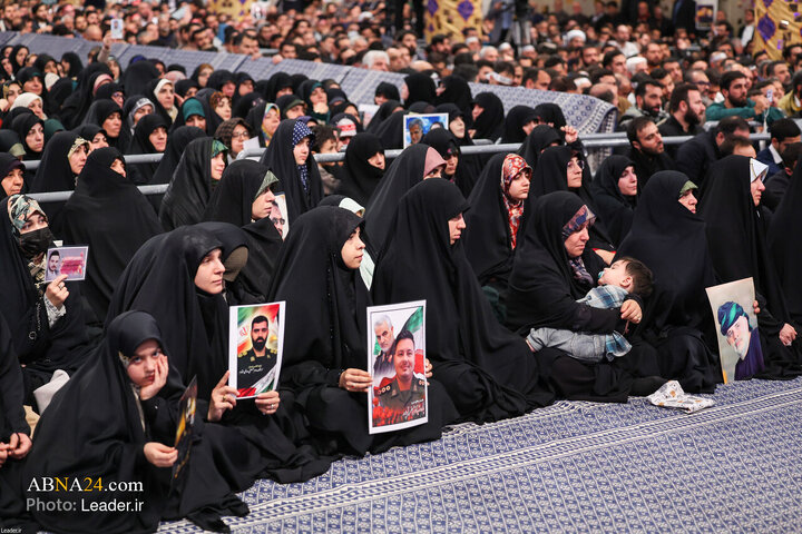 “Hevdîtina Malbatên Şehîdên Îqtîdarê (Desthilatdarîyê) digel Rêberê Şoreşê di Roja jidayikbûna Emîrê Emîrul Mominîn (s.x) de”