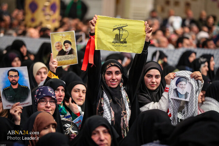 دیدار خانواده شهدای اقتدار با رهبر انقلاب در روز میلاد امیرالمومنین(ع)