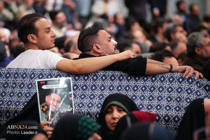 دیدار خانواده شهدای اقتدار با رهبر انقلاب در روز میلاد امیرالمومنین(ع)