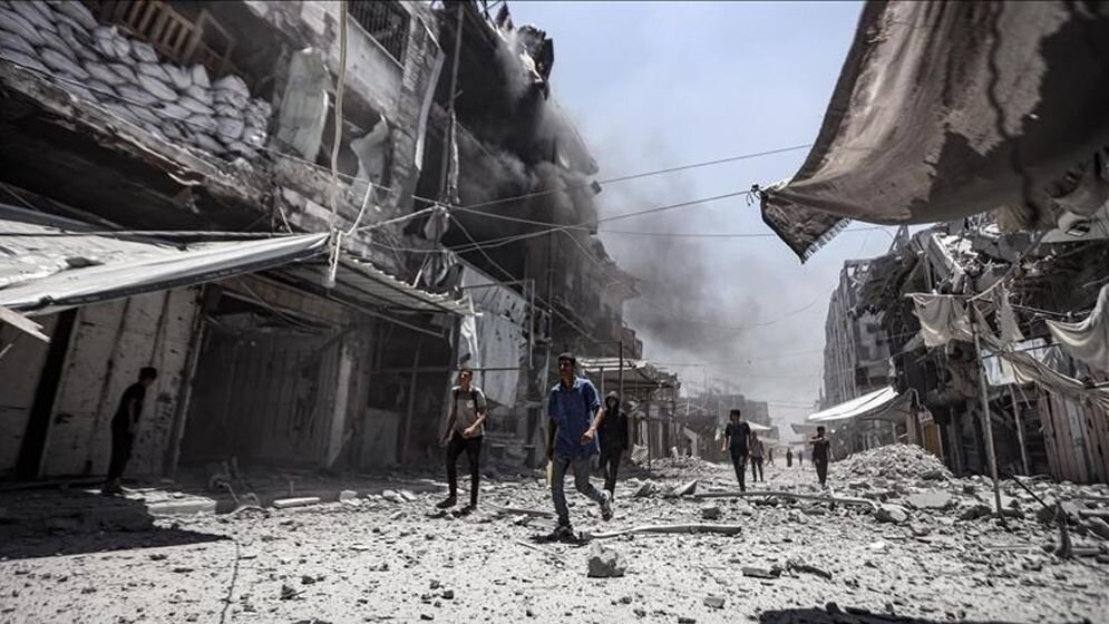 ইসরায়েলি যুদ্ধবিমানের দক্ষিণ গাজায় ভারী বোমাবর্ষণ