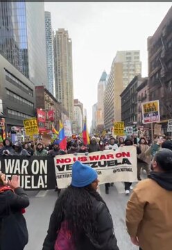 Video | Malawakang mga Protesta sa mga Lungsod ng Estados Unidos laban sa Pamam-bully ni Trump sa Venezuela