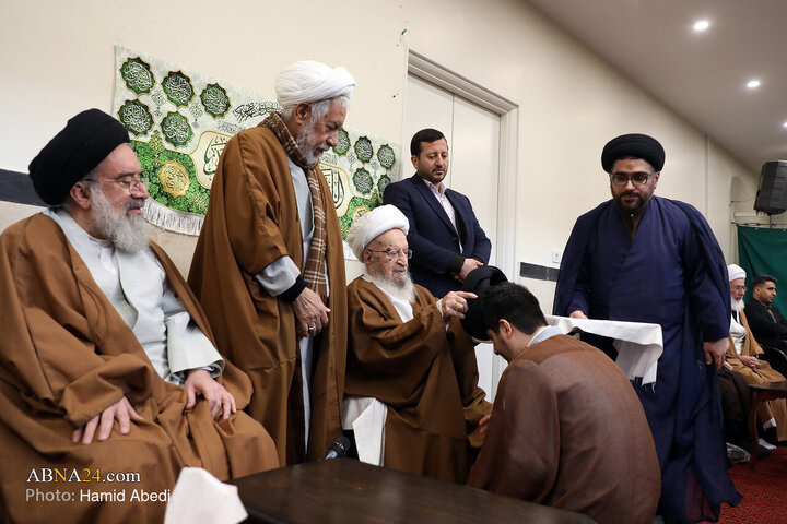 Photos: Turban‑Donning Ceremony for Seminary Students on Imam Ali Birthday