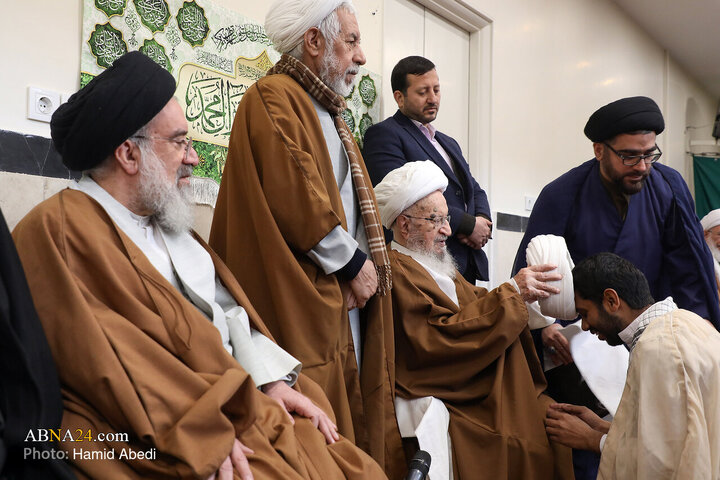 Photos: Turban‑Donning Ceremony for Seminary Students on Imam Ali Birthday