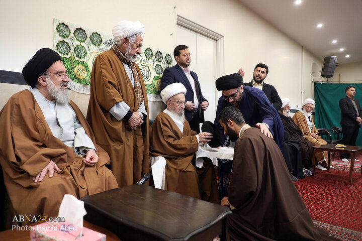 Photos: Turban‑Donning Ceremony for Seminary Students on Imam Ali Birthday
