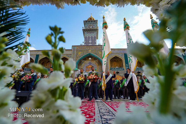Photos: Tribute by Servants of Alavi Shrine on Imam Ali’s Birthday