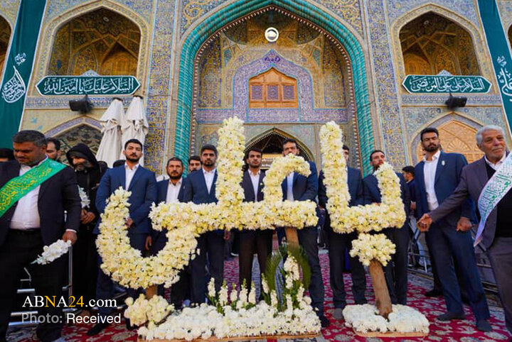 Photos: Tribute by Servants of Alavi Shrine on Imam Ali’s Birthday