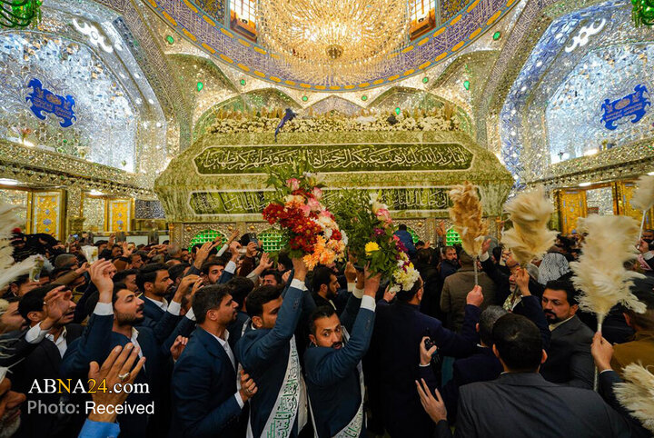 Photos: Tribute by Servants of Alavi Shrine on Imam Ali’s Birthday