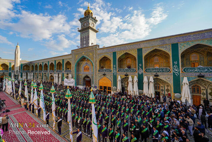 Photos: Tribute by Servants of Alavi Shrine on Imam Ali’s Birthday