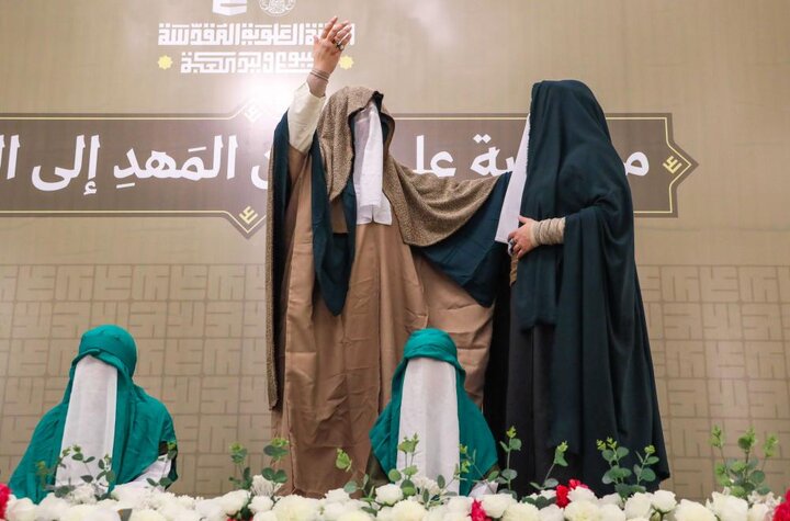 تقرير مصور/ محفل ولائي خاص بالزائرات بمناسبة ذكرى ولادة أمير المؤمنين (ع) برعاية العتبة العلوية