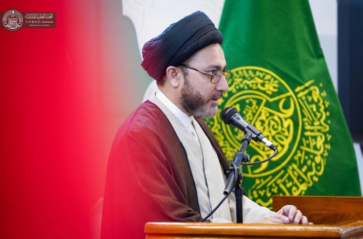 تقرير مصور/ إقامة حفل بولادة امير المؤمنين (ع) وإستضافة الطلبة والشخصيات القرآنية والدينية
