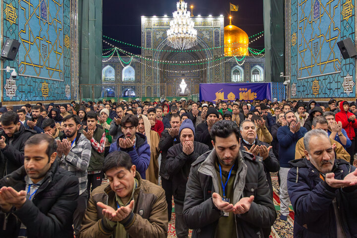Photos: Spiritual Itikaf Ceremony Held at Imam Reza Holy Shrine