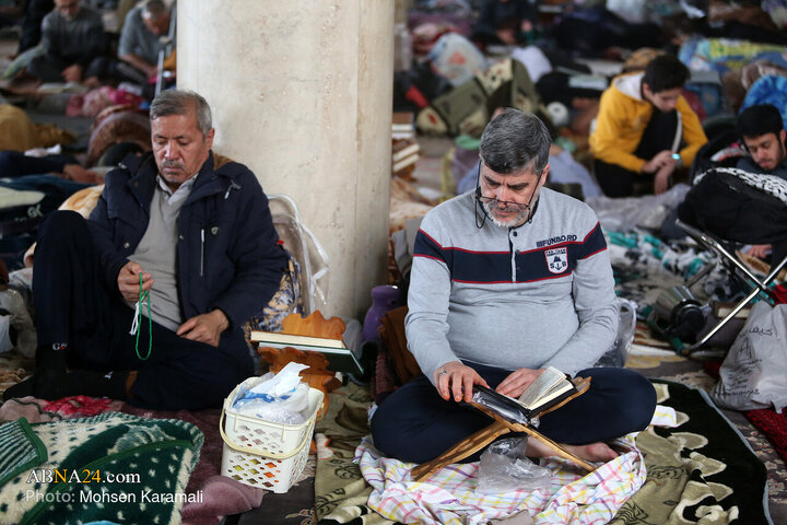 آئین معنوی اعتکاف در مسجد اعظم قم
