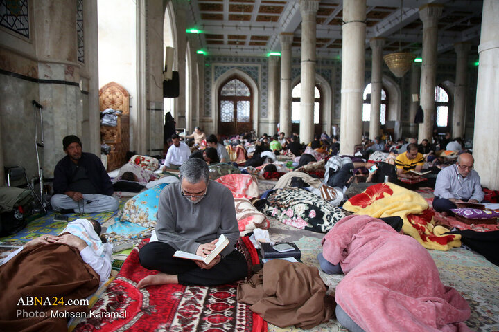 آئین معنوی اعتکاف در مسجد اعظم قم