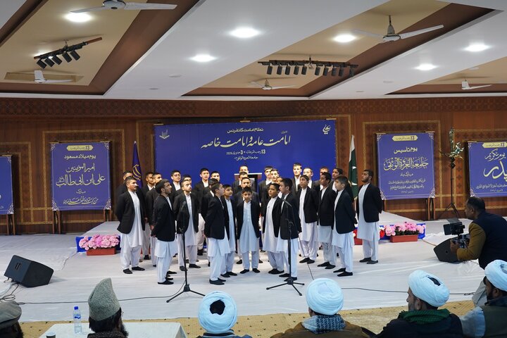 تصویری رپورٹ|جامعہ عروۃ الوثقی لاہور میں ۱۳ رجب کی مناسبت سے امامت عامہ اور امامت خاصہ کانفرنس کا انعقاد