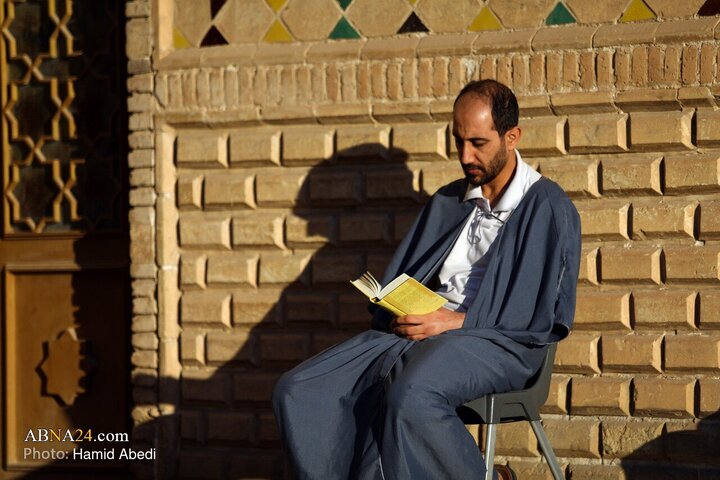 آیین معنوی اعتکاف در مسجد جامع قم