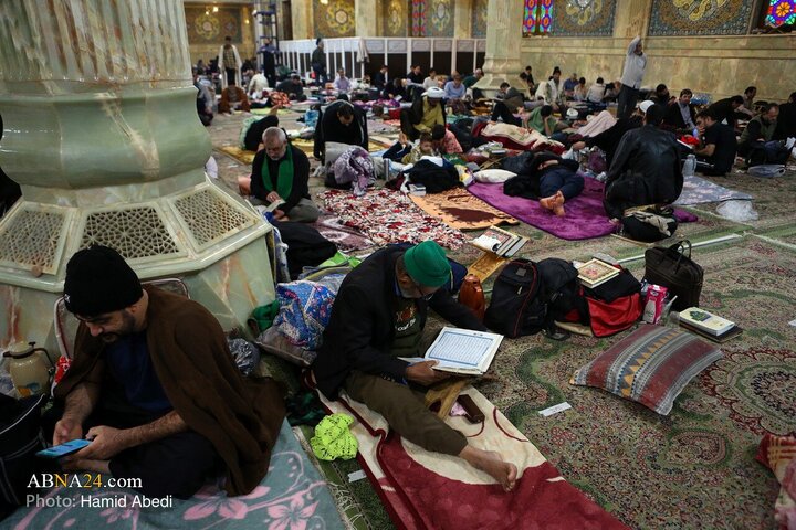 مراسم معنوی اعتکاف در مسجد امام حسن عسکری(ع) قم