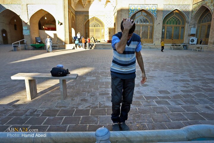 آیین معنوی اعتکاف در مسجد جامع قم