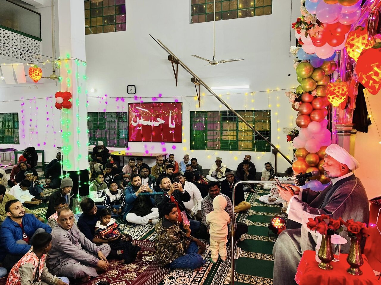 আমিরুল মুমিনিন হযরত আলী ইবনে আবু তালিব (আ.)-এর পবিত্র জন্মবার্ষিকী উপলক্ষে আয়োজিত মাহফিল