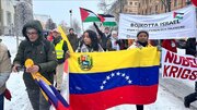 Protests held in Sweden against US strikes on Venezuela, Israeli attacks on Gaza