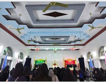 မန္တလေးမြို့ ရှီအဟ် အေမာမ် ဘာရာ တွင် ဟဇရသ် ဇိုင်နဗ် (စ.အ) ၏ ဝဖါးသ် အတွက်  မဂျ်လစ် အဇါ ပြုလုပ်   ။ ။ Photos