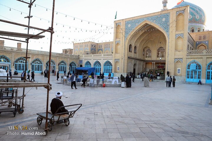 Photos: Spiritual Iʿtikaf Ceremony in Qom’s Jameh Mosque, Imam Hasan al‑Askari Mosque