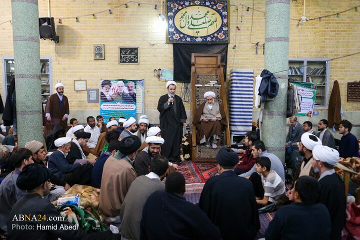 Photos: Spiritual Iʿtikaf Ceremony in Qom’s Jameh Mosque, Imam Hasan al‑Askari Mosque